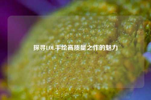 探寻LOL手绘高质量之作的魅力