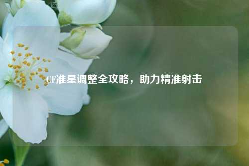 CF准星调整全攻略,助力精准射击